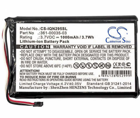 Akumuliatorius navigacijai Garmin 3.7V 900mAh